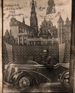 Stanisław Fijałkowski w Częstochowie, 1948. Foto Archiwum In Crudo. 